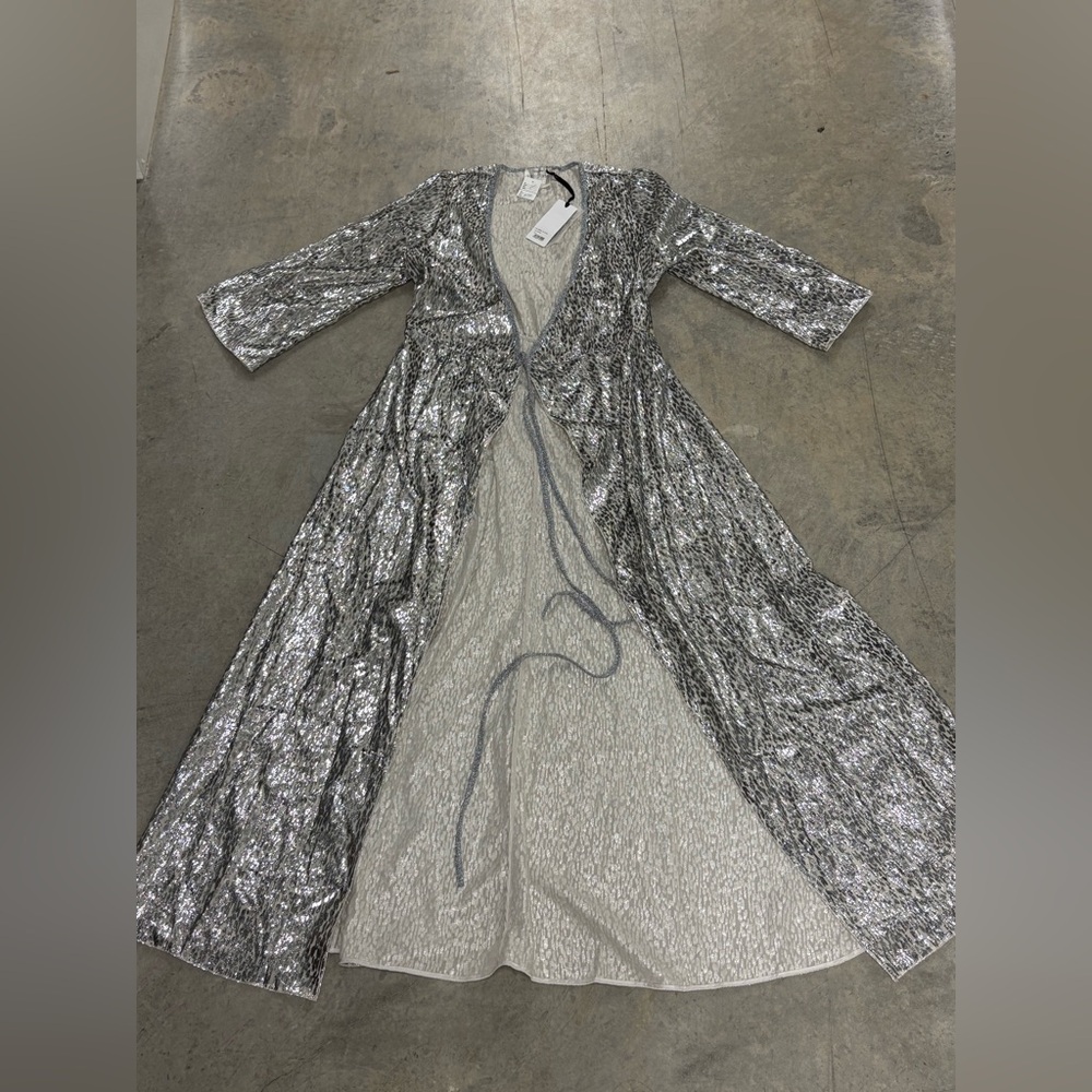 Shimmering Silver Dress - Picture 2 of 6